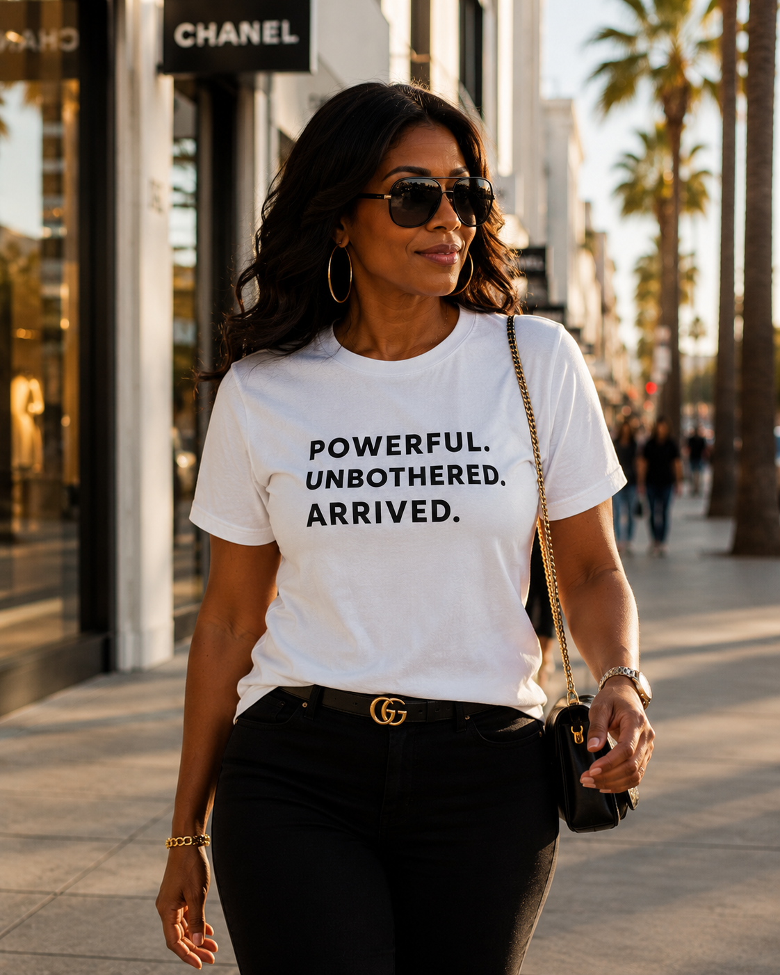 Powerful. Unbothered. Arrived.